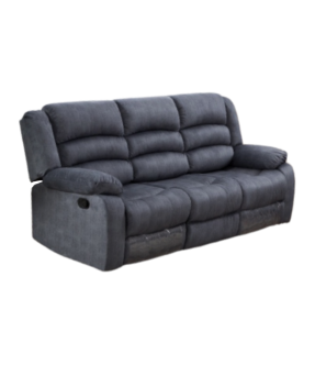 Sofa Tanzanite  Recliner 3 Seater Grey